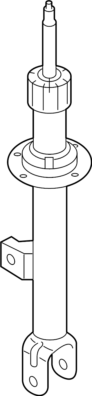 View 54605T1200 Suspension Strut (Left, Front) Full-Sized Product Image