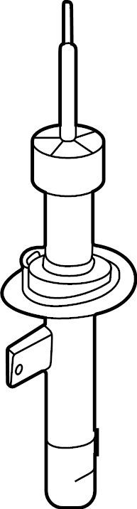 View 54605T1950 Suspension Strut (Left, Front) Full-Sized Product Image