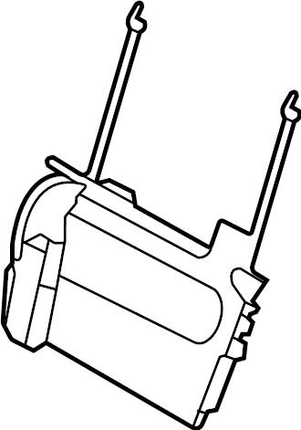 View 88700T1000JKV Headrest Assembly - Seat. (Front) Full-Sized Product Image