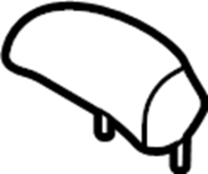 View 89705T1000JJB Headrest (Rear) Full-Sized Product Image