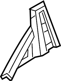 View 83280T1000 Door Applique (Right, Rear) Full-Sized Product Image