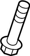 View 626173M000 Bolt. Arm. Control. Cntl. Mount. (Front, Rear, Upper, Lower) Full-Sized Product Image