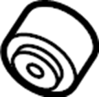 View 55278T1000 Bushing. Arm. Trailing. (RR). (Rear, Upper) Full-Sized Product Image