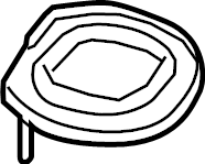 View 54633T1000 Coil Spring Insulator (Front, Upper, Lower) Full-Sized Product Image