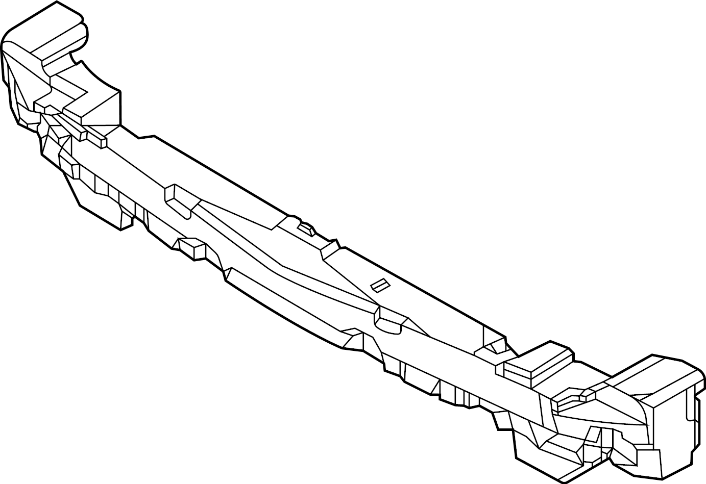 View 86521T6000 Bumper Impact Absorber (Front) Full-Sized Product Image
