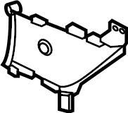 View 86598T6010 Grille Molding (Right, Front) Full-Sized Product Image