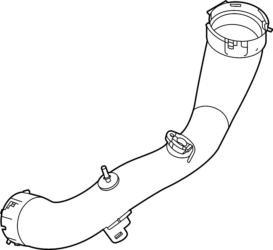 View 282732T000 Intercooler Pipe Full-Sized Product Image