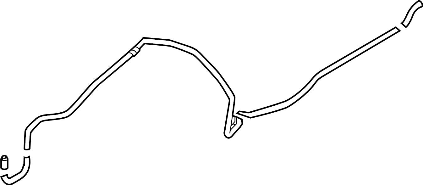 View 97554T6200 HVAC Heater Hose Outlet Tube Full-Sized Product Image