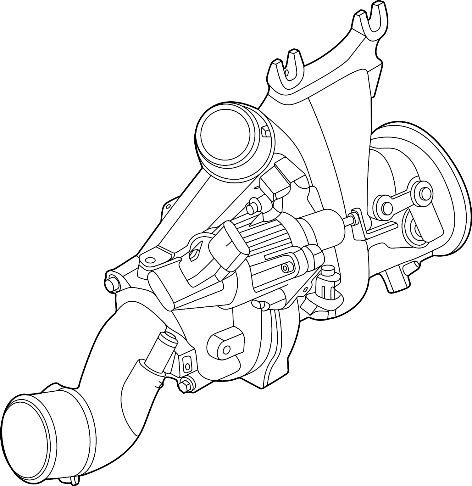 View 282313N101 Turbocharger (Left) Full-Sized Product Image