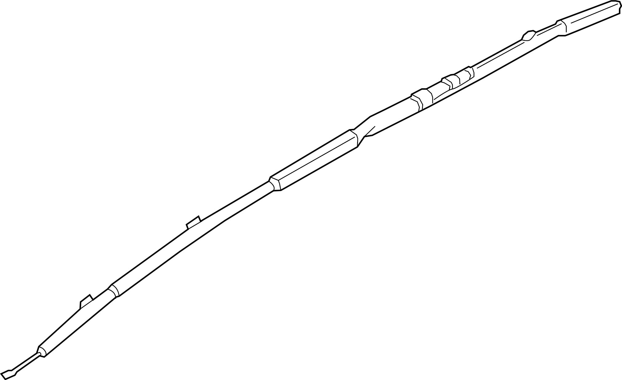 View 80410T6000 Curtain Air Bag (Left) Full-Sized Product Image