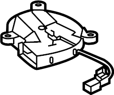 View 882P0T1000 Temperature Controlled Seat Blower Motor (Right, Front) Full-Sized Product Image