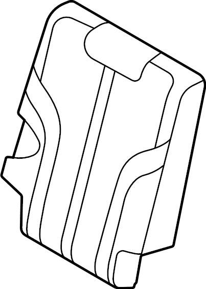 View 89A35T6100 Seat Back Cushion Full-Sized Product Image