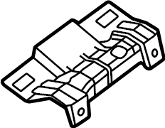 View 85331T6000 Interior Grab Bar Bracket (Left, Front) Full-Sized Product Image