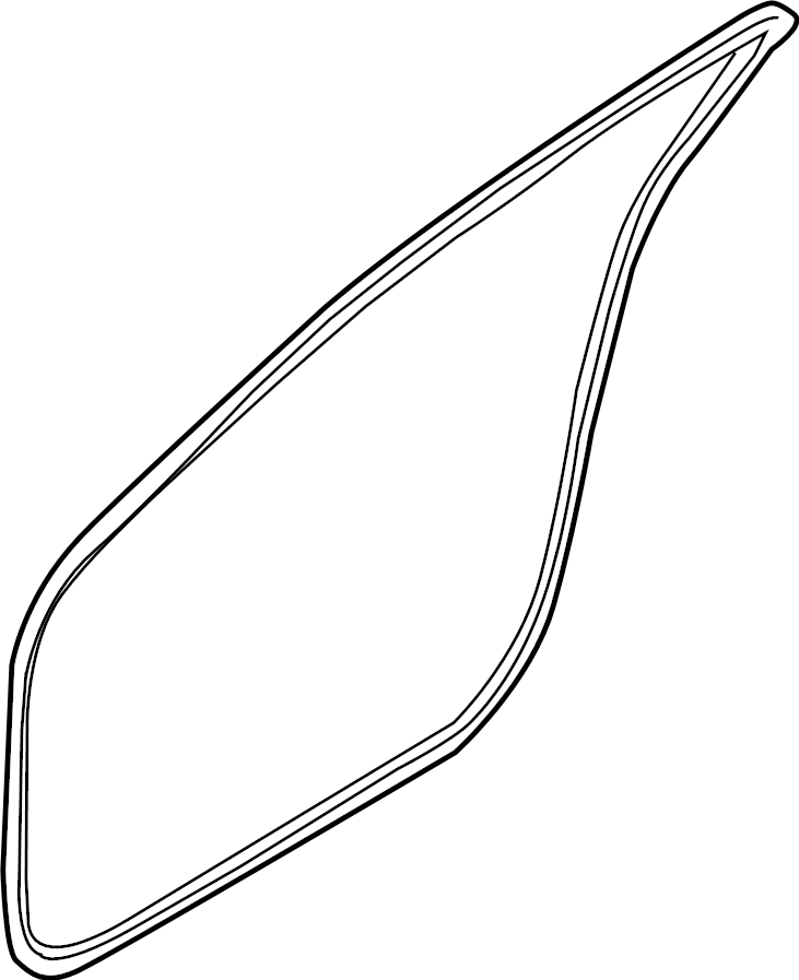 View 82130T6000 Door Seal (Left, Front) Full-Sized Product Image