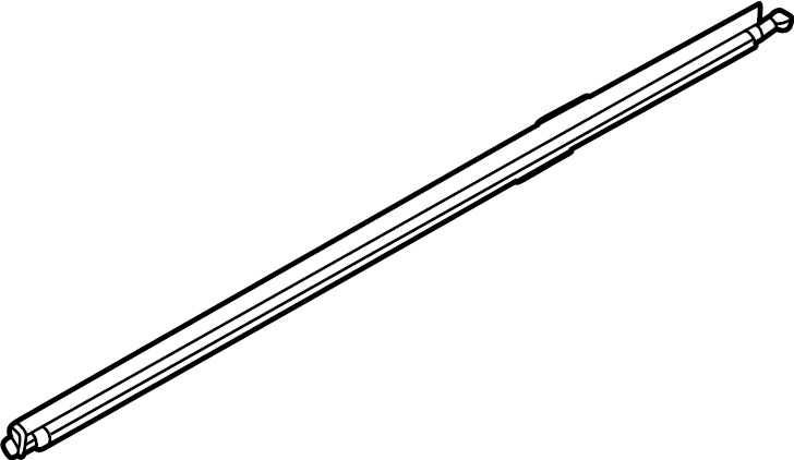 View 83230T6000 Door Window Belt Weatherstrip (Left, Rear) Full-Sized Product Image