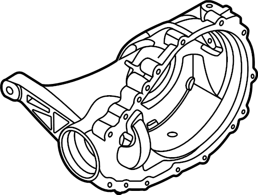 View 530104J600 Differential carrier. Housing.  Full-Sized Product Image