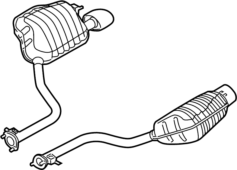 View 287003N520 Exhaust Muffler (Right, Rear) Full-Sized Product Image