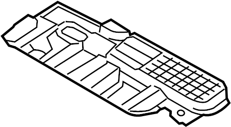 View 845903N000RY Instrument Panel Knee Bolster (Left, Lower) Full-Sized Product Image