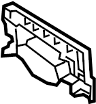 View 846453N600TU Console Air Vent Full-Sized Product Image