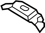 View 846253N650 Console Compartment Bracket (Rear, Lower) Full-Sized Product Image
