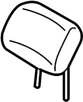 View 897053N700NVR Headrest (Rear) Full-Sized Product Image
