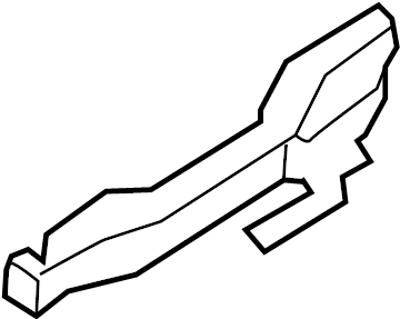 View 836653N010 Exterior Door Handle Base (Right, Rear) Full-Sized Product Image