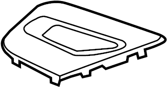 View 847753N810RY Instrument Panel Trim Panel (Upper) Full-Sized Product Image