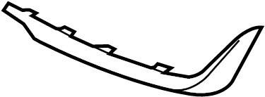 View 86564D2000 Bumper Trim (Right, Front, Lower) Full-Sized Product Image