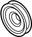 View 97643B1105 A/C Compressor Clutch Pulley Full-Sized Product Image