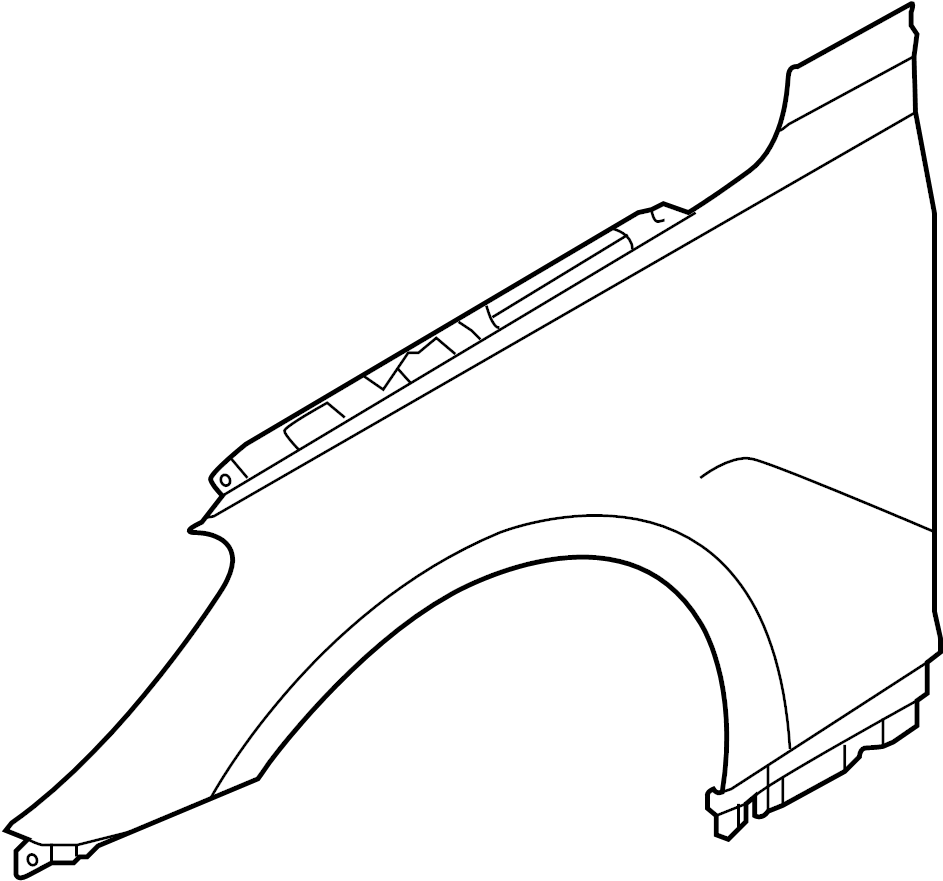 View 66310D2000 Fender (Left) Full-Sized Product Image
