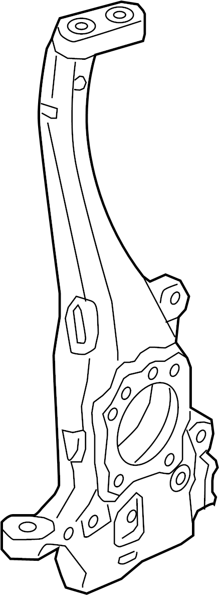 View 51711B1501 Steering Knuckle (Right, Front) Full-Sized Product Image