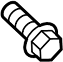 View 1125108201 Bolt. (Front, Rear) Full-Sized Product Image