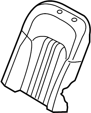 View 89460D2630NNI Seat Back Cushion Cover (Right, Rear) Full-Sized Product Image