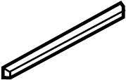 View 816232B001 Seal. Sunroof. (Front) Full-Sized Product Image