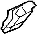 View 82610D2000ZCA Interior Door Handle (Front) Full-Sized Product Image