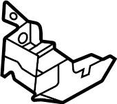 View 86556D2500 Bumper Cover Support Rail (Right, Front, Upper, Lower) Full-Sized Product Image