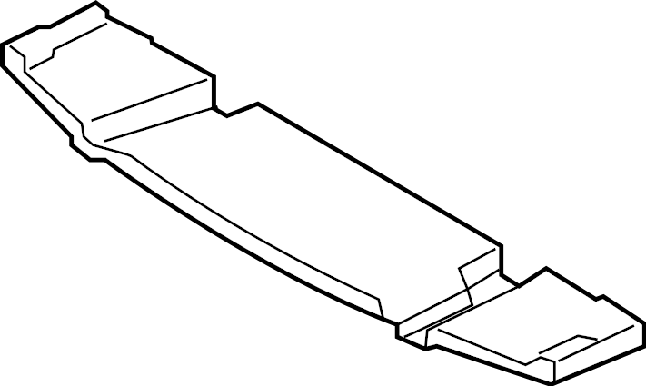 View 29135B1000 Radiator Support Air Deflector (Front, Upper, Lower) Full-Sized Product Image