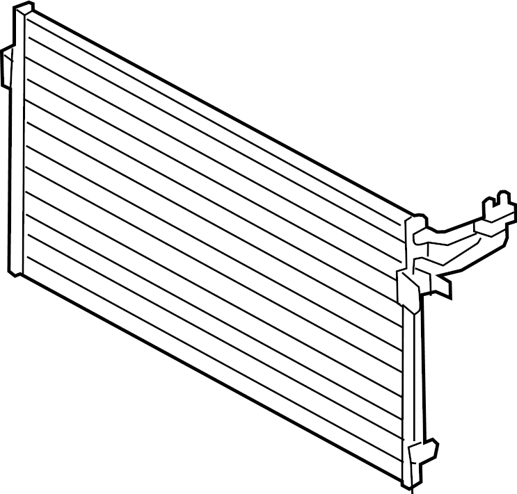 View 97606J6100 A/C Condenser Full-Sized Product Image