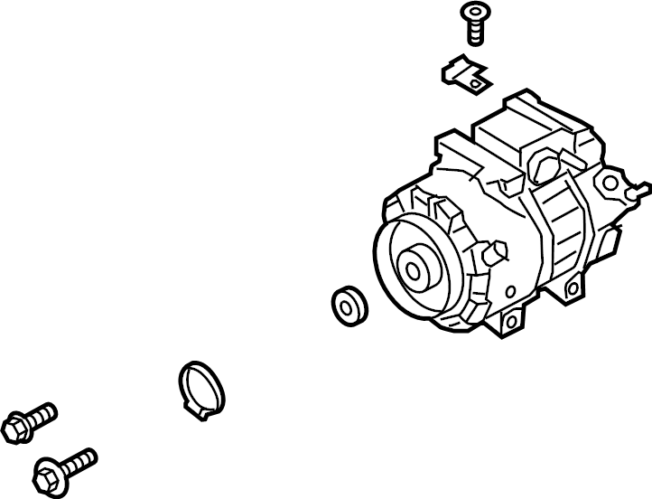 View 97701D2650 Compressor ASSEMBLY.  Full-Sized Product Image