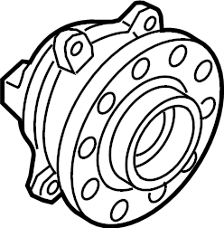 View 51750J6000 Wheel Bearing and Hub Assembly (Front) Full-Sized Product Image