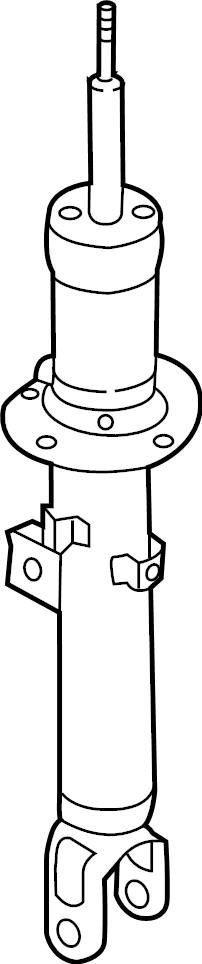 View 54606D2390 Suspension Strut (Right, Front) Full-Sized Product Image