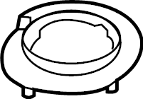 View 54633D2100 Coil Spring Insulator (Front, Lower) Full-Sized Product Image
