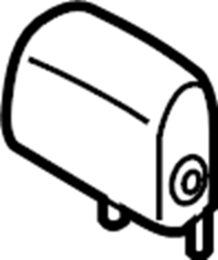 View 89705D2FB0OW4 Headrest (Rear) Full-Sized Product Image