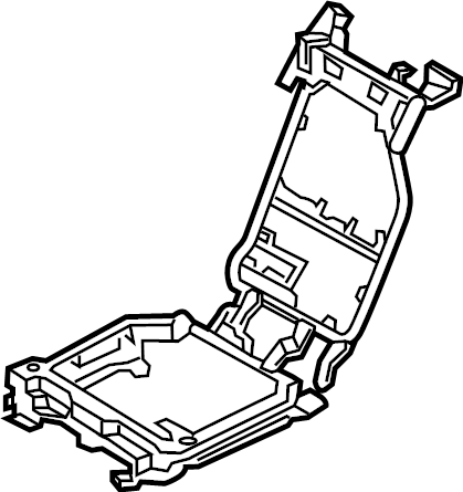 View 89600D2NC1NNB Seat Frame (Right, Rear) Full-Sized Product Image