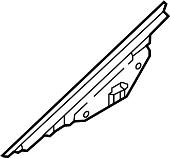 View 82280D20104X Molding. Garnish. Door. (Right, Front, Upper) Full-Sized Product Image
