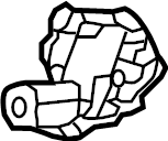 View 82460D2700 Window Motor (Right, Front) Full-Sized Product Image