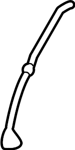 View 81481D2000 Door Latch Cable (Rear) Full-Sized Product Image