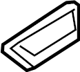 View 82619D20004X Door Interior Trim Panel Cap (Left, Front) Full-Sized Product Image