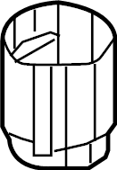 View 31116B1000 Fuel Pump Bowl (Right) Full-Sized Product Image
