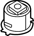 View 55428D2500 Suspension Crossmember Insulator (Rear) Full-Sized Product Image